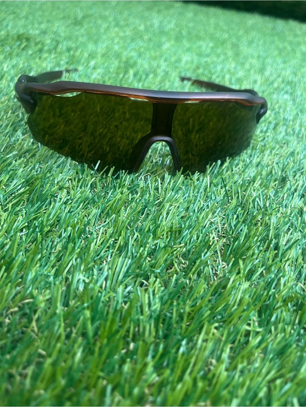 Sport Shield Sunglasses in Brown Smoke